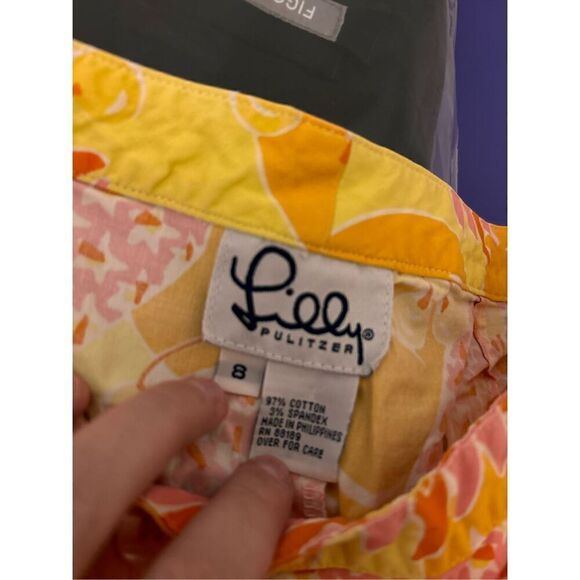 White label Lilly Pulitzer capris size 8 C17-15 - Picture 3 of 3